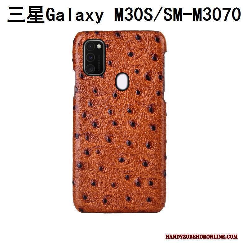 Custodia Samsung Galaxy M30s Pelle Modello Lusso, Cover Samsung Galaxy M30s Moda Personalizzatelefono