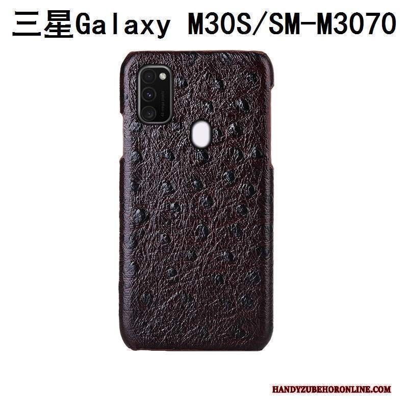 Custodia Samsung Galaxy M30s Pelle Modello Lusso, Cover Samsung Galaxy M30s Moda Personalizzatelefono