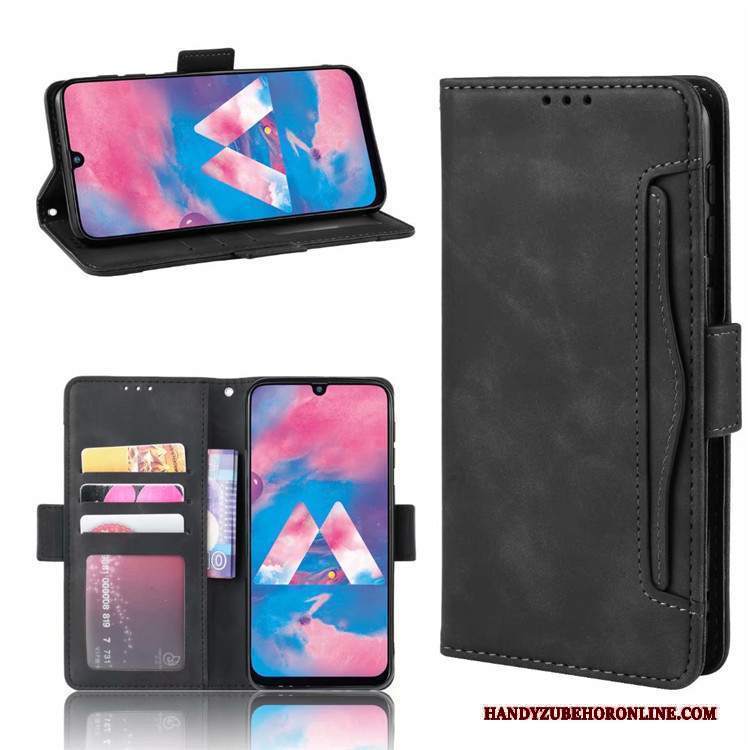 Custodia Samsung Galaxy M30s Pelle Rossotelefono, Cover Samsung Galaxy M30s Portafoglio Nuovo Anti-caduta