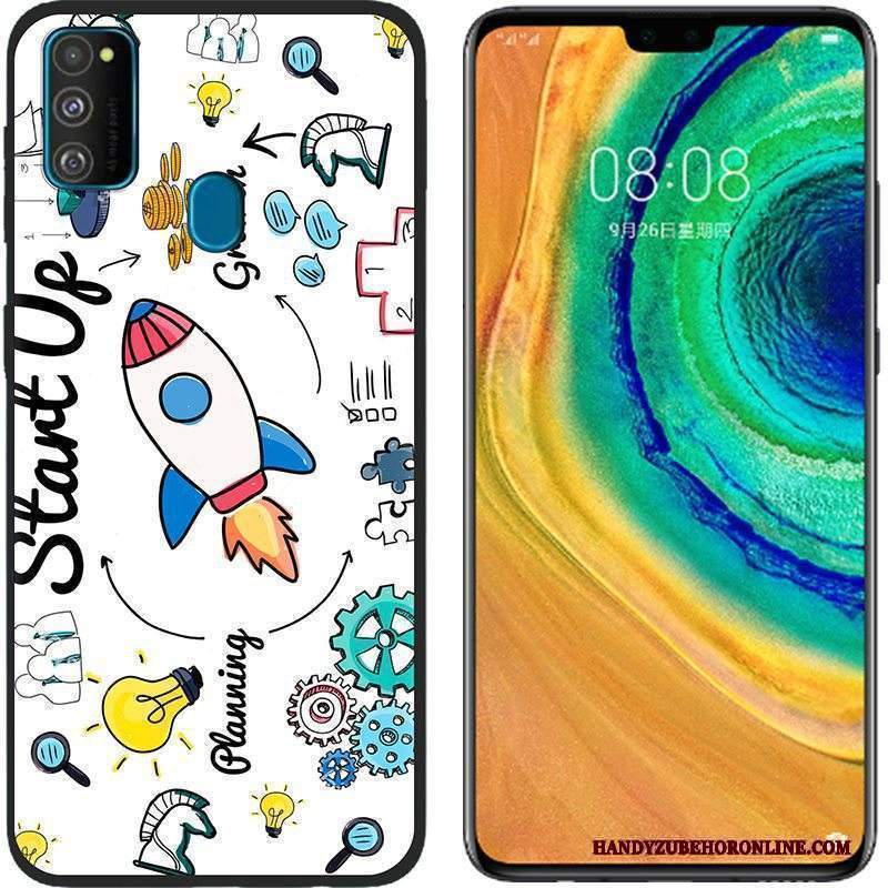 Custodia Samsung Galaxy M30s Protezione Panno Morbido, Cover Samsung Galaxy M30s Cartone Animato Telefono Anti-caduta