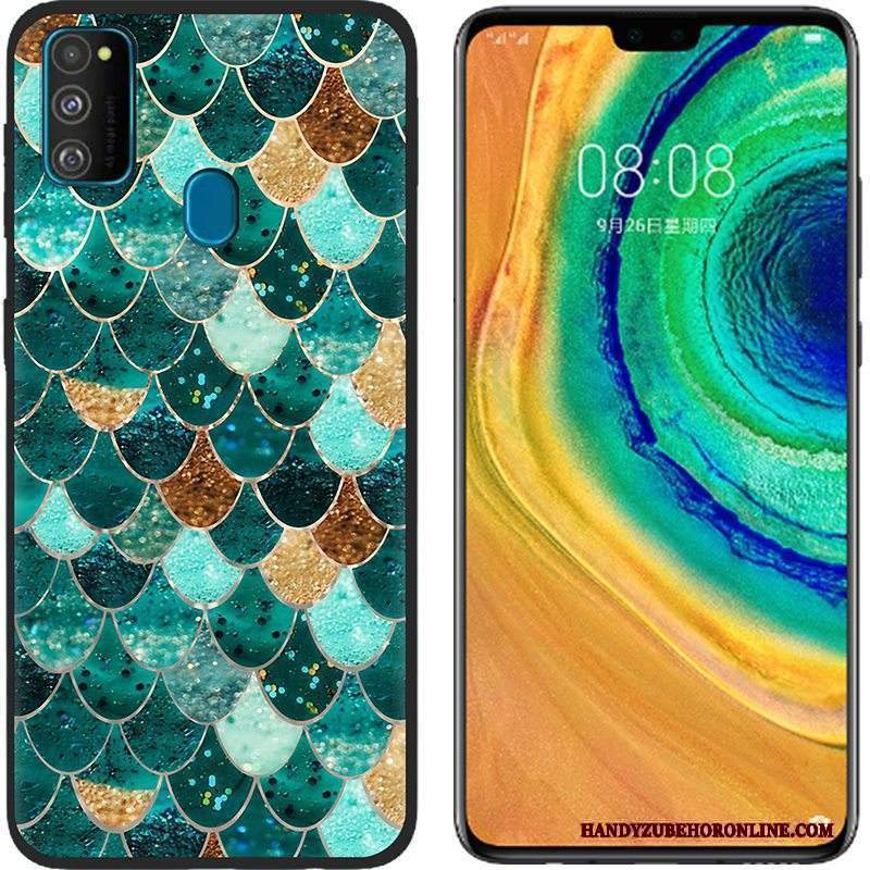 Custodia Samsung Galaxy M30s Protezione Panno Morbido, Cover Samsung Galaxy M30s Cartone Animato Telefono Anti-caduta