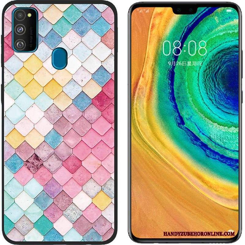 Custodia Samsung Galaxy M30s Protezione Panno Morbido, Cover Samsung Galaxy M30s Cartone Animato Telefono Anti-caduta