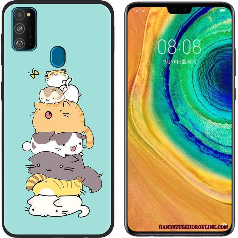 Custodia Samsung Galaxy M30s Protezione Panno Morbido, Cover Samsung Galaxy M30s Cartone Animato Telefono Anti-caduta