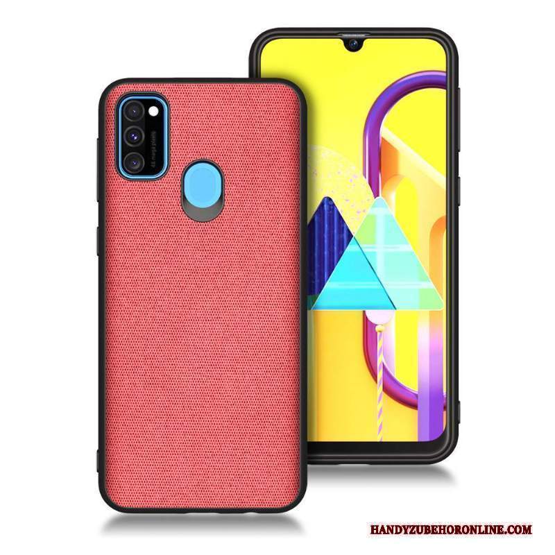 Custodia Samsung Galaxy M30s Silicone Morbido Blu, Cover Samsung Galaxy M30s Protezione Tutto Incluso Anti-caduta