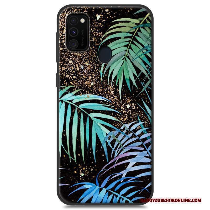 Custodia Samsung Galaxy M30s Silicone Telefono Bianco, Cover Samsung Galaxy M30s Cartone Animato Morbido Di Personalità