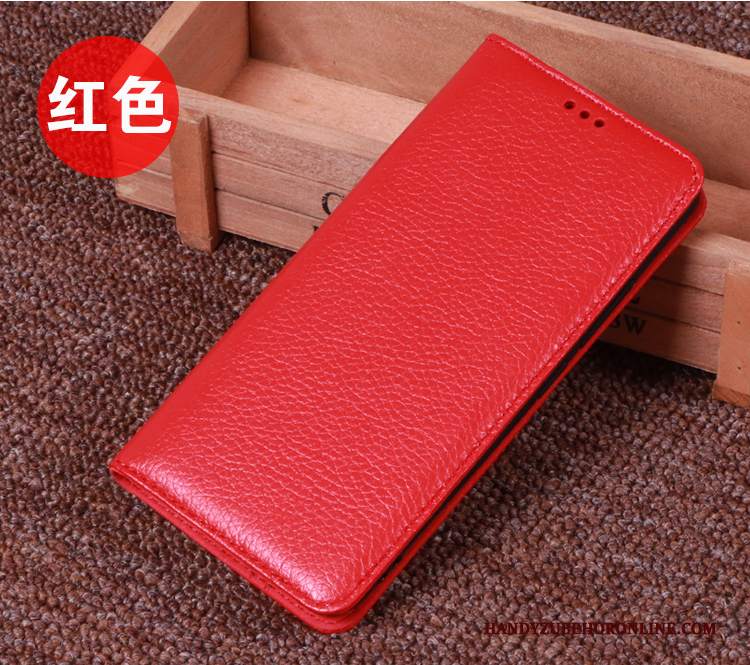 Custodia Samsung Galaxy Note 10+ Folio Telefono Rosso, Cover Samsung Galaxy Note 10+ Pelle Anti-caduta