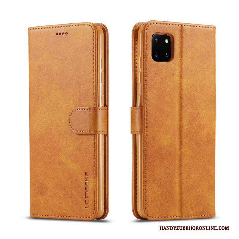 Custodia Samsung Galaxy Note 10 Lite Pelle Giallo, Cover Samsung Galaxy Note 10 Lite Protezione