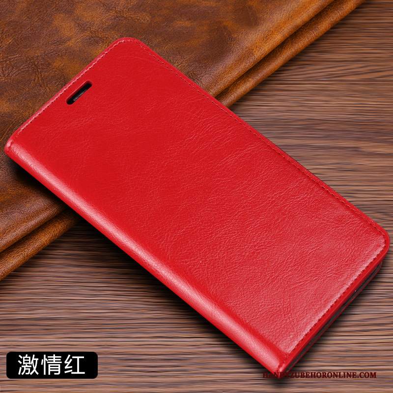 Custodia Samsung Galaxy Note 10 Lite Pelle Mucca Rosso, Cover Samsung Galaxy Note 10 Lite Folio Telefono Piegare