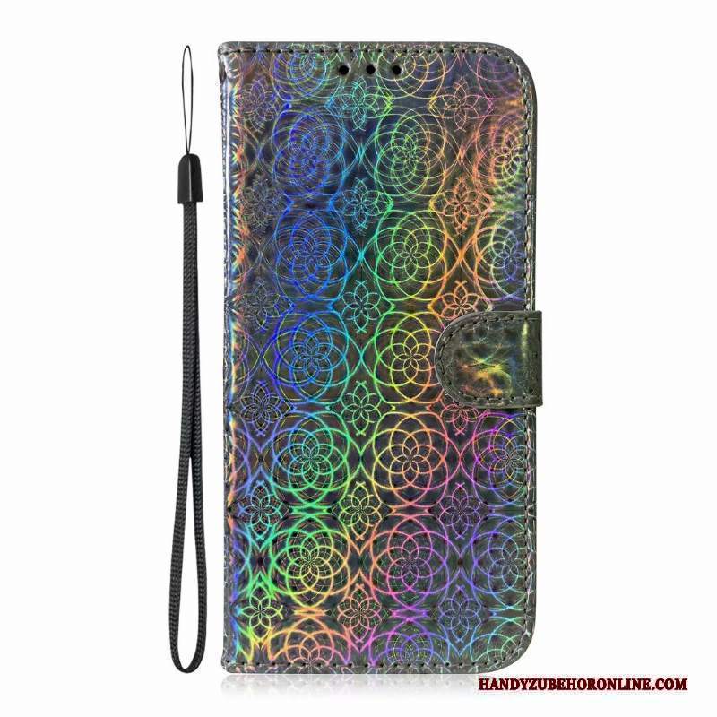 Custodia Samsung Galaxy Note 10 Lite Pelle Orotelefono, Cover Samsung Galaxy Note 10 Lite Folio Colorato Carta