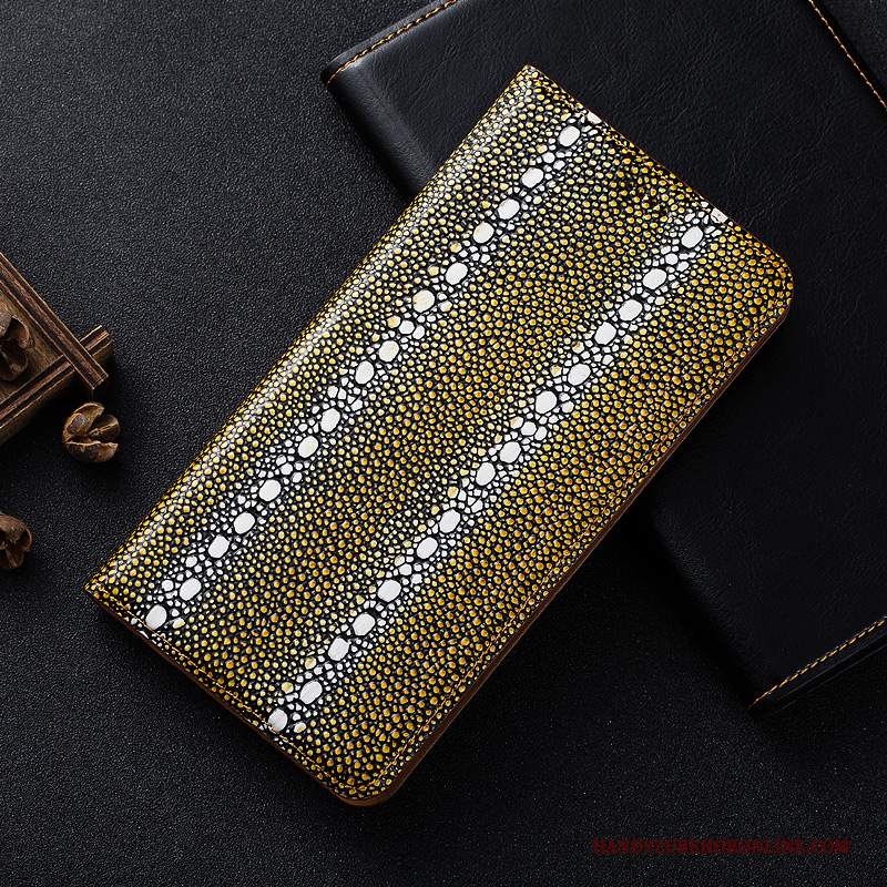 Custodia Samsung Galaxy Note 10 Lite Pelle Perline Oro, Cover Samsung Galaxy Note 10 Lite Folio Telefono Anti-caduta