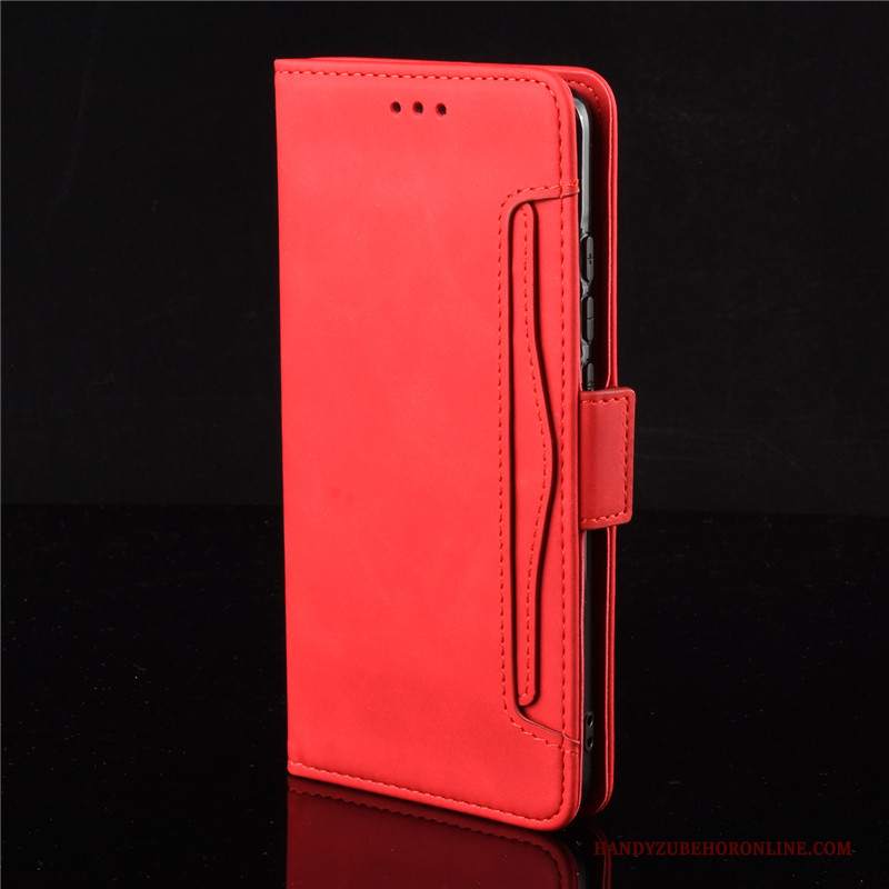 Custodia Samsung Galaxy Note 10 Lite Pelle Telefono Rosa, Cover Samsung Galaxy Note 10 Lite Protezione Rosso