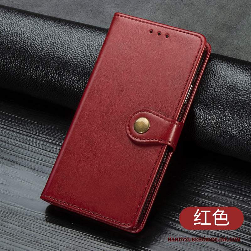 Custodia Samsung Galaxy Note 10 Lite Pelle Telefono Rosso, Cover Samsung Galaxy Note 10 Lite Folio Carta