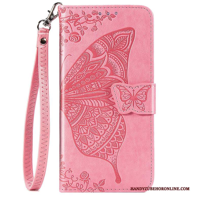 Custodia Samsung Galaxy Note 10 Lite Protezione Fiori Rosa, Cover Samsung Galaxy Note 10 Lite Pelle Farfallatelefono