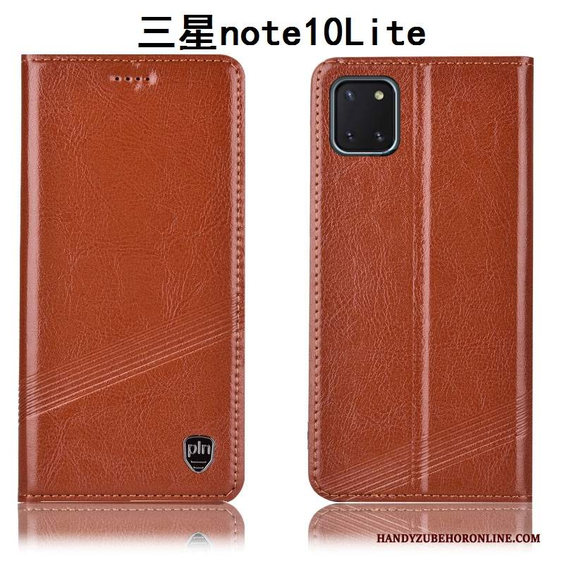 Custodia Samsung Galaxy Note 10 Lite Protezione Telefono Rosso, Cover Samsung Galaxy Note 10 Lite Pelle Anti-caduta Tutto Incluso