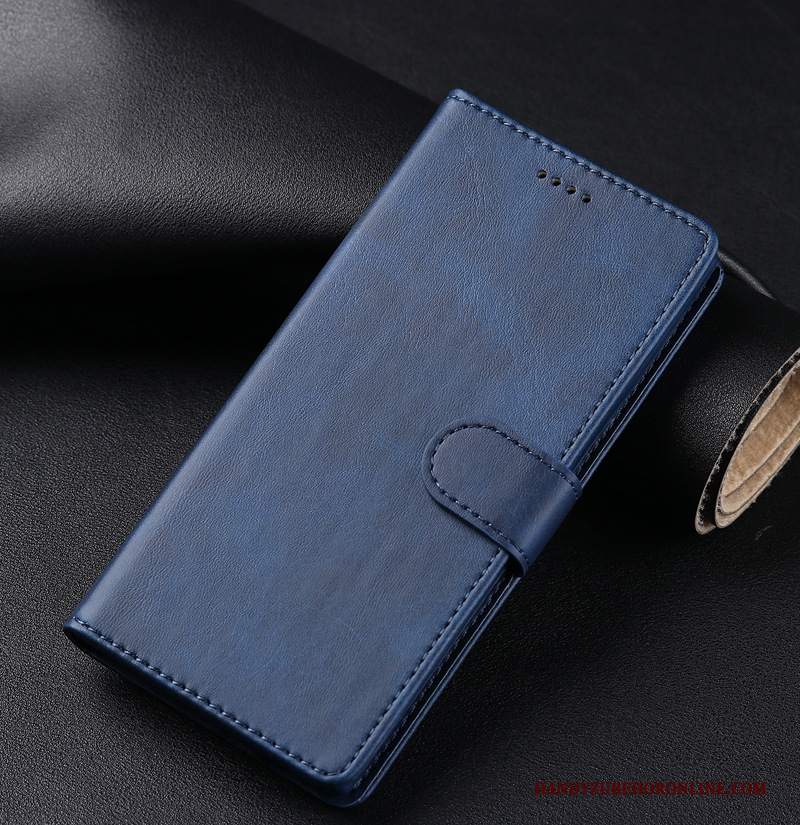 Custodia Samsung Galaxy Note 10+ Pelle Blutelefono, Cover Samsung Galaxy Note 10+ Folio