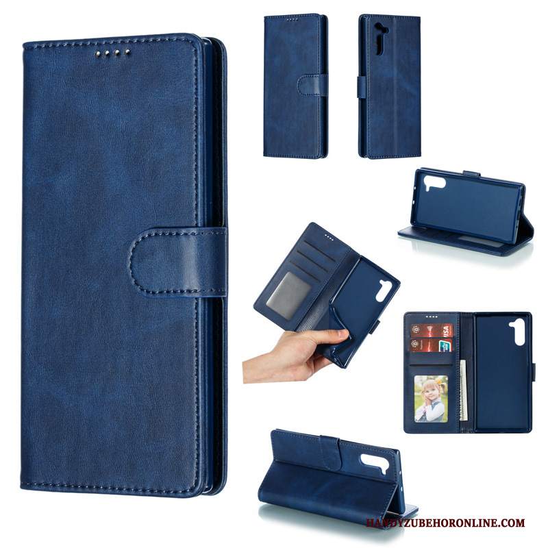 Custodia Samsung Galaxy Note 10 Pelle Grigiotelefono, Cover Samsung Galaxy Note 10