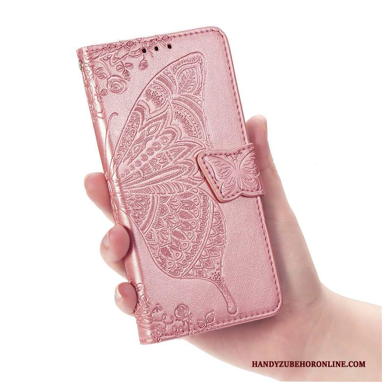 Custodia Samsung Galaxy Note 10 Pelle Morbidotelefono, Cover Samsung Galaxy Note 10 Protezione Rosa Anti-caduta