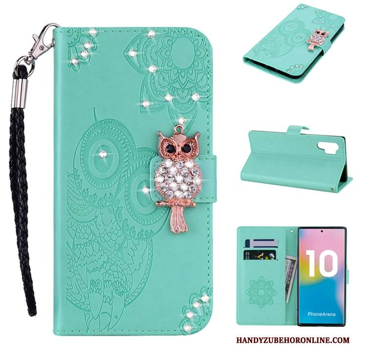 Custodia Samsung Galaxy Note 10+ Pelle Orotelefono, Cover Samsung Galaxy Note 10+