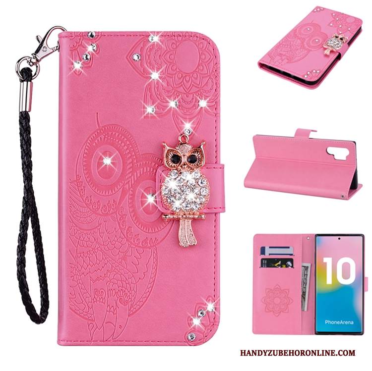 Custodia Samsung Galaxy Note 10+ Pelle Orotelefono, Cover Samsung Galaxy Note 10+