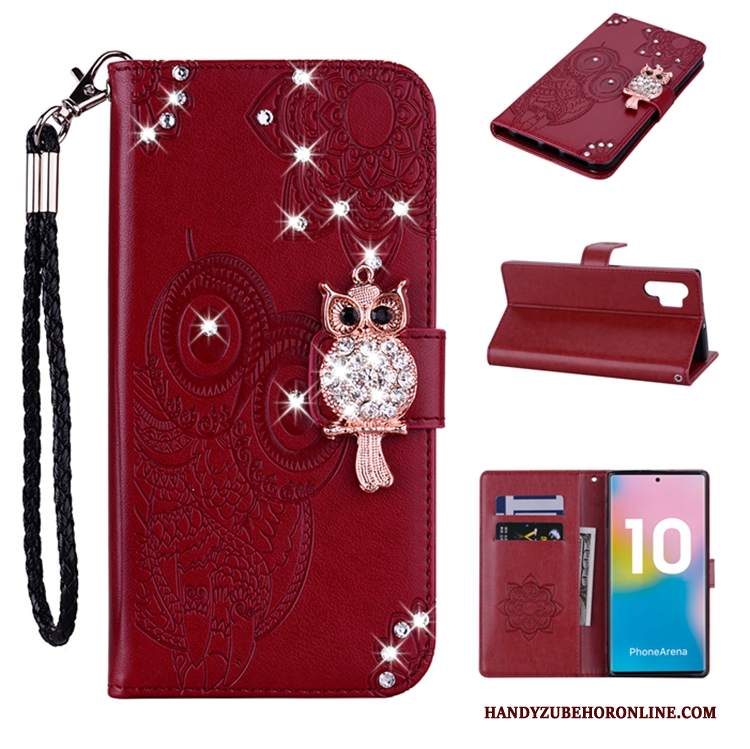 Custodia Samsung Galaxy Note 10+ Pelle Orotelefono, Cover Samsung Galaxy Note 10+