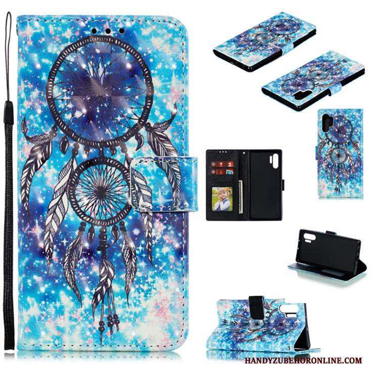 Custodia Samsung Galaxy Note 10+ Pelle Porporatelefono, Cover Samsung Galaxy Note 10+ Folio