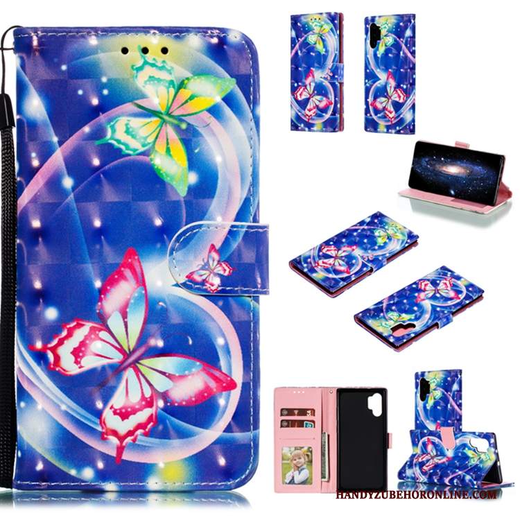 Custodia Samsung Galaxy Note 10+ Pelle Rosatelefono, Cover Samsung Galaxy Note 10+