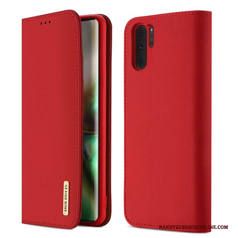 Custodia Samsung Galaxy Note 10+ Pelle Rossotelefono, Cover Samsung Galaxy Note 10+