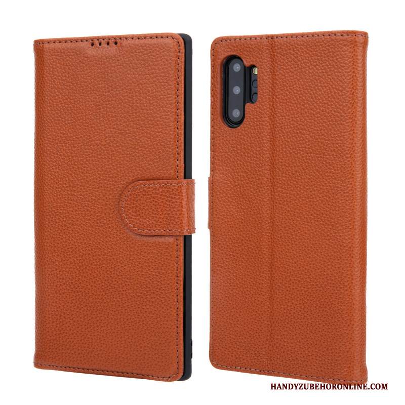 Custodia Samsung Galaxy Note 10+ Pelle Telefono, Cover Samsung Galaxy Note 10+ Folio