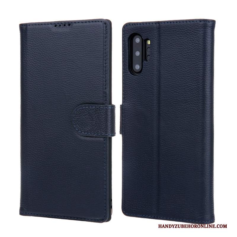 Custodia Samsung Galaxy Note 10+ Pelle Telefono, Cover Samsung Galaxy Note 10+ Folio