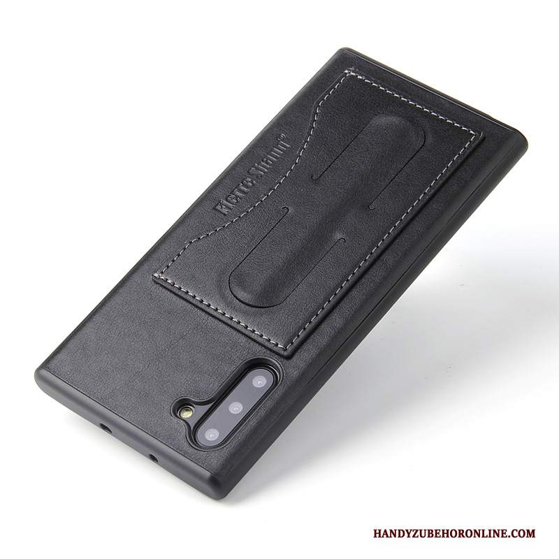 Custodia Samsung Galaxy Note 10 Pelle Verdetelefono, Cover Samsung Galaxy Note 10 Protezione Carta