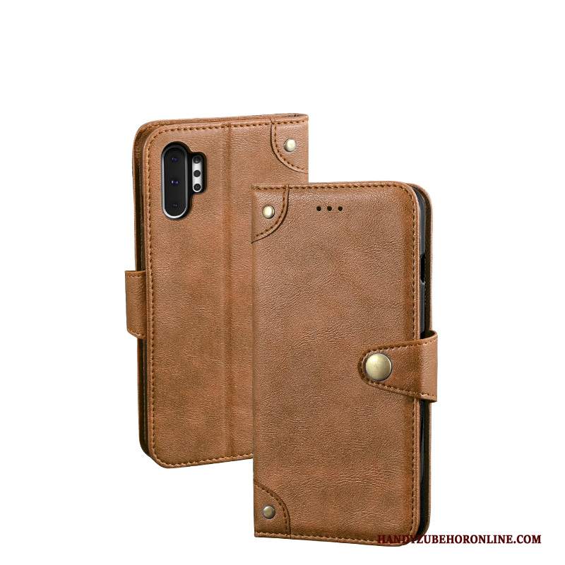 Custodia Samsung Galaxy Note 10+ Portafoglio Blutelefono, Cover Samsung Galaxy Note 10+ Vintage