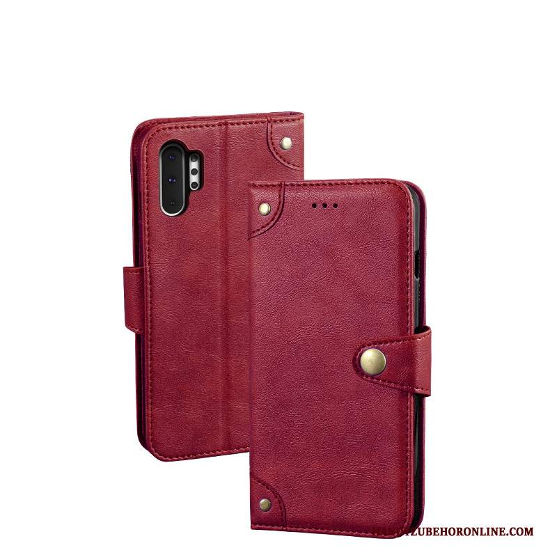 Custodia Samsung Galaxy Note 10+ Portafoglio Blutelefono, Cover Samsung Galaxy Note 10+ Vintage