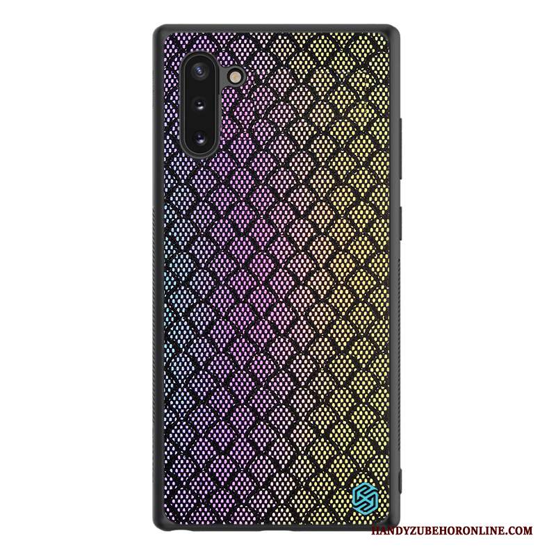 Custodia Samsung Galaxy Note 10 Protezione Orotelefono, Cover Samsung Galaxy Note 10 Morbido Colore