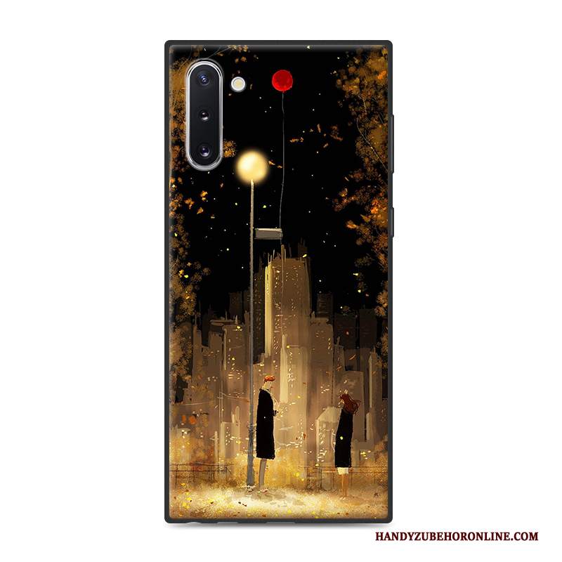 Custodia Samsung Galaxy Note 10 Protezione Semplici Piccola, Cover Samsung Galaxy Note 10 Giallo Vento