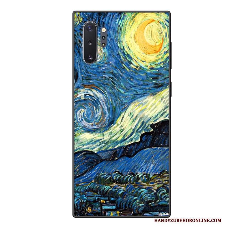 Custodia Samsung Galaxy Note 10+ Protezione Telefono Anti-caduta, Cover Samsung Galaxy Note 10+ Cartone Animato Porpora Marchio Di Tendenza