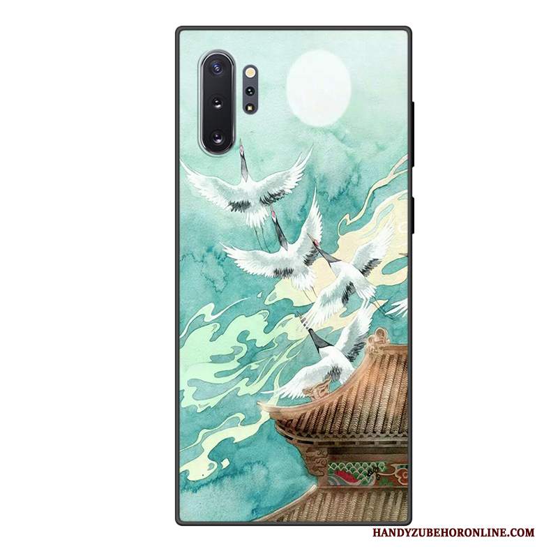 Custodia Samsung Galaxy Note 10+ Protezione Telefono Anti-caduta, Cover Samsung Galaxy Note 10+ Cartone Animato Porpora Marchio Di Tendenza