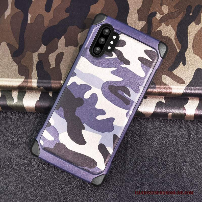 Custodia Samsung Galaxy Note 10+ Protezione Telefono Porpora, Cover Samsung Galaxy Note 10+ Camuffamento