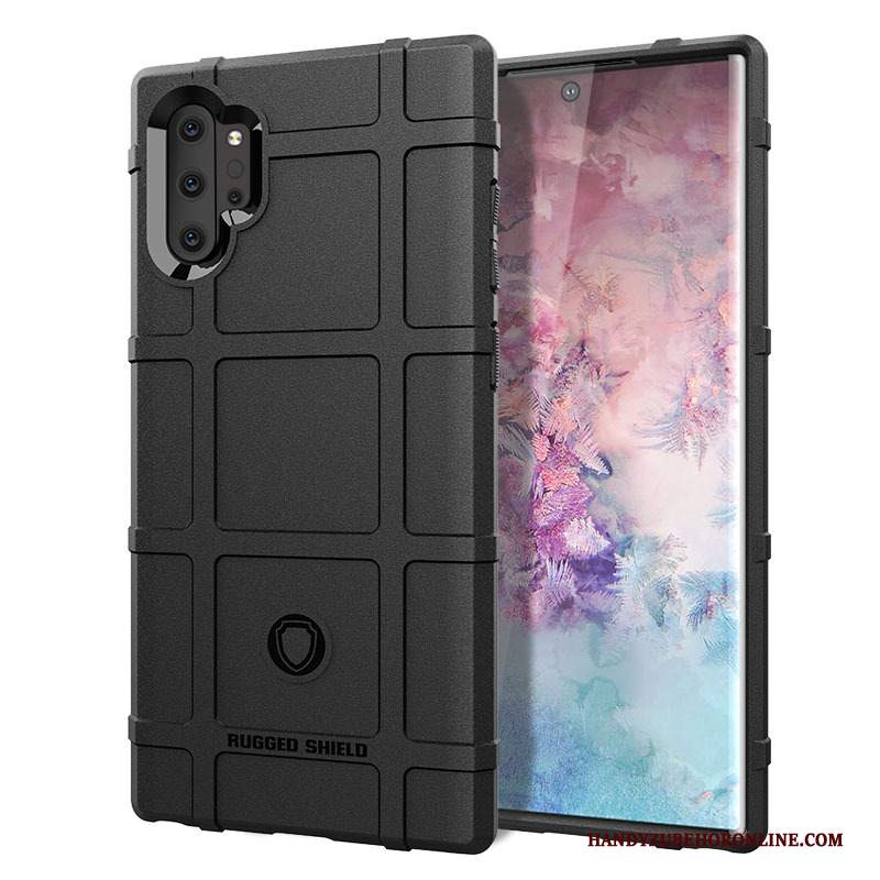 Custodia Samsung Galaxy Note 10+ Silicone Grigio Anti-caduta, Cover Samsung Galaxy Note 10+ Telefono Macchiati