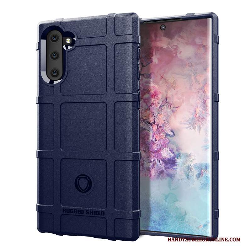 Custodia Samsung Galaxy Note 10 Silicone Net Red Morbido, Cover Samsung Galaxy Note 10 Protezione Tutto Incluso Marchio Di Tendenza