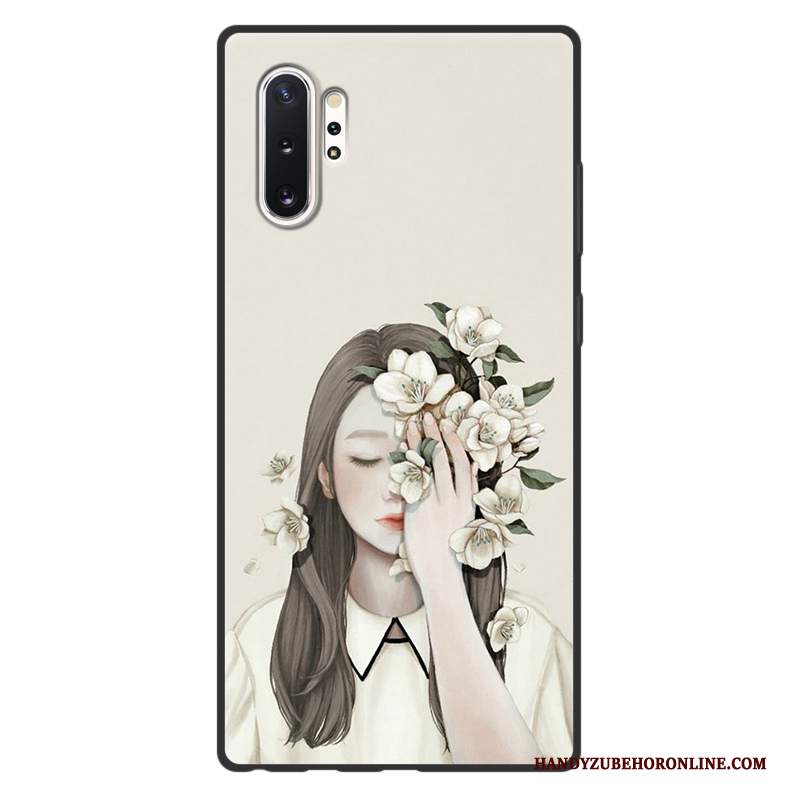 Custodia Samsung Galaxy Note 10+ Silicone Ornamenti Appesi Arte, Cover Samsung Galaxy Note 10+ Tutto Incluso Fresco