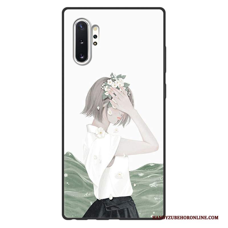 Custodia Samsung Galaxy Note 10+ Silicone Ornamenti Appesi Arte, Cover Samsung Galaxy Note 10+ Tutto Incluso Fresco