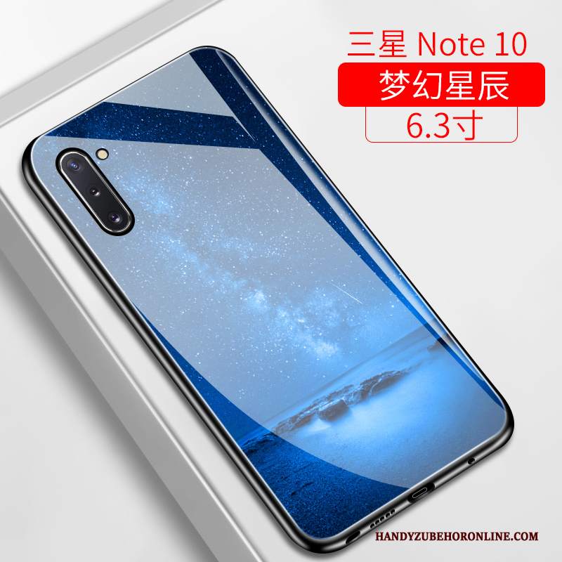 Custodia Samsung Galaxy Note 10 Silicone Porpora Specchio, Cover Samsung Galaxy Note 10 Stellato Sottile