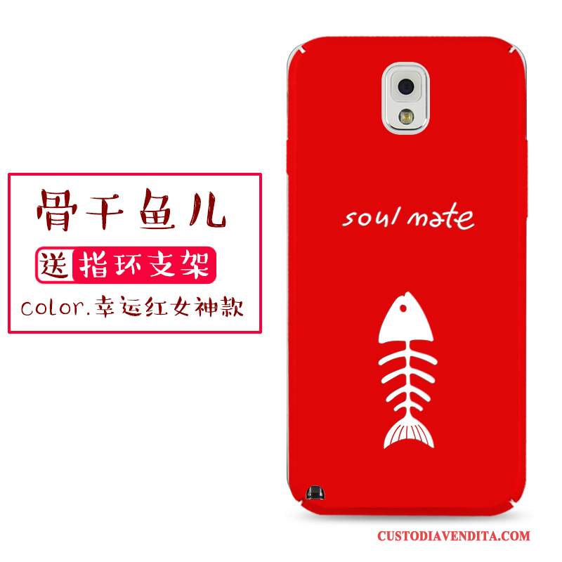 Custodia Samsung Galaxy Note 3 Creativo Rosso Tendenza, Cover Samsung Galaxy Note 3 Protezione Di Personalità Tutto Incluso