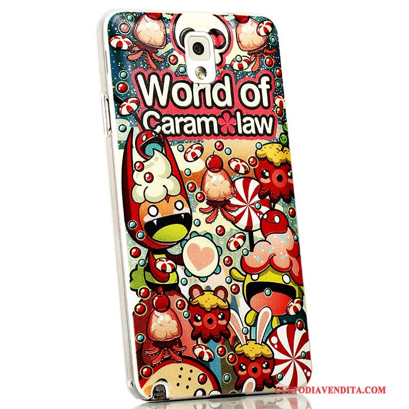 Custodia Samsung Galaxy Note 3 Goffratura Macchiati Sottile, Cover Samsung Galaxy Note 3 Protezione Coperchio Posterioretelefono