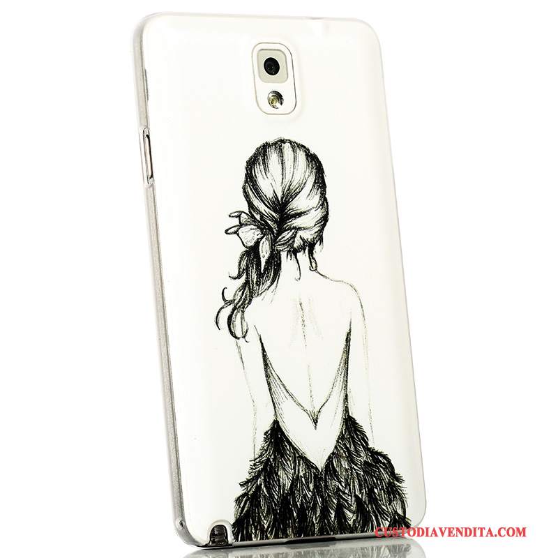 Custodia Samsung Galaxy Note 3 Goffratura Macchiati Sottile, Cover Samsung Galaxy Note 3 Protezione Coperchio Posterioretelefono