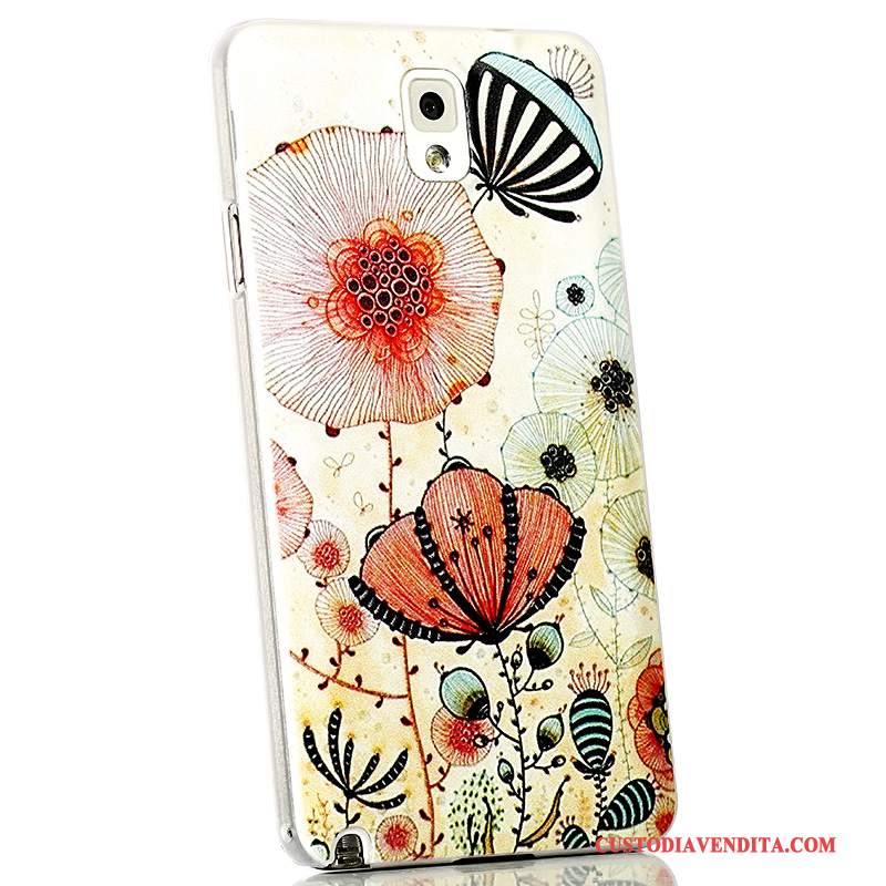 Custodia Samsung Galaxy Note 3 Goffratura Macchiati Sottile, Cover Samsung Galaxy Note 3 Protezione Coperchio Posterioretelefono