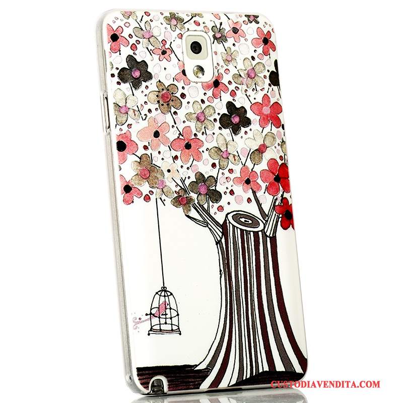 Custodia Samsung Galaxy Note 3 Goffratura Macchiati Sottile, Cover Samsung Galaxy Note 3 Protezione Coperchio Posterioretelefono