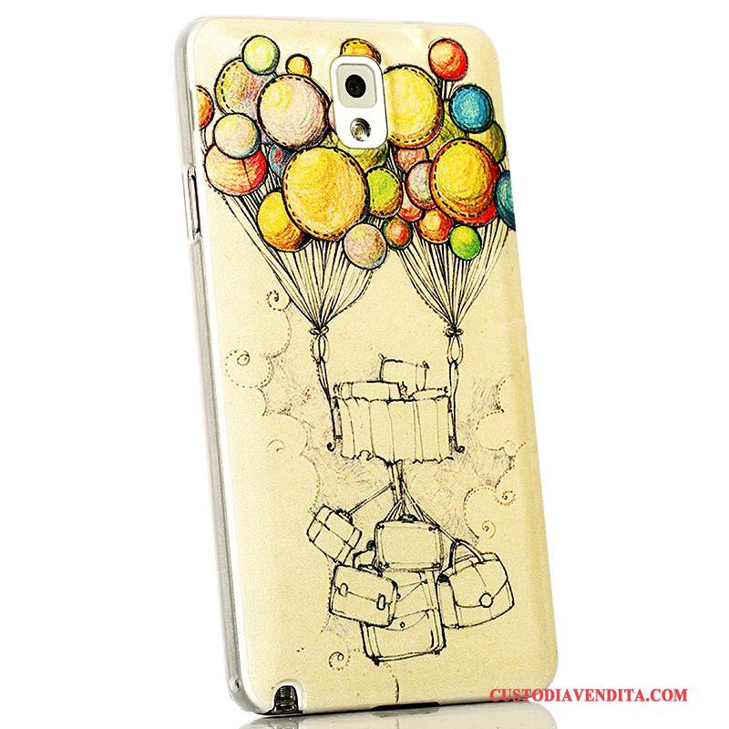 Custodia Samsung Galaxy Note 3 Goffratura Macchiati Sottile, Cover Samsung Galaxy Note 3 Protezione Coperchio Posterioretelefono