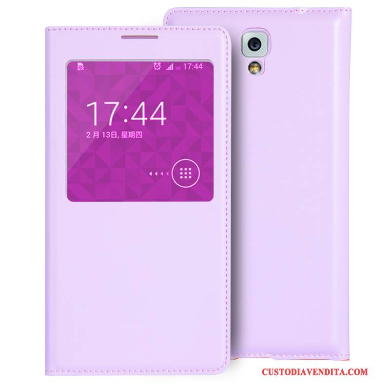 Custodia Samsung Galaxy Note 3 Protezione Porpora Mini, Cover Samsung Galaxy Note 3 Pelle Telefono