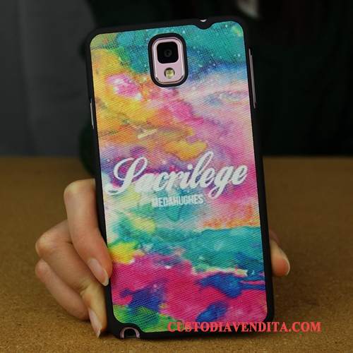 Custodia Samsung Galaxy Note 3 Silicone Telefono Coperchio Posteriore, Cover Samsung Galaxy Note 3 Colore Tendenza Difficile